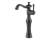 Delta 797LF-RB Cassidy Venetian Bronze Single Handle Lavatory Faucet with Riser
