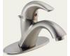 Delta CSpout 583-SSWF Brillance Stainless 4" Centerset Bath Faucet with Lever Handle & Pop-Up