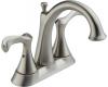 Delta 25939LF-SS Carlisle Brilliance Stainless Two Handle Centerset Lavatory Faucet