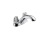 Delta 2500LF Classic Chrome Two Handle Centerset Lavatory Faucet