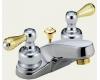 Delta 2521-CBLHP Classic Chrome & Brilliance Polished Brass Centerset Bath Faucet