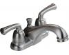Delta Classic 25915-SS Brilliance Stainless Two Handle Centerset Lavatory Faucet