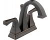 Delta 2551LF-RB Dryden Venetian Bronze Two Handle Centerset Lavatory Faucet