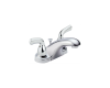 Delta B2510LF Foundations Core Chrome Two Handle Centerset Lavatory Faucet