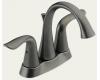 Delta 2538-PT Lahara Aged Pewter Two Handle Centerset Lavatory Faucet