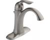 Delta Lahara 538-SSMPU Brilliance Stainless Single Handle Centerset Lavatory Faucet