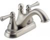 Delta Lewiston 25902LF-SS Brilliance Stainless Two Handle Centerset Lavatory Faucet