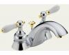 Delta Tract Pack 2530-CBLHPTP Chrome & Brilliance Polished Brass Centerset Bath Faucet