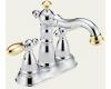 Delta Victorian 2555-CBLHP Chrome & Brilliance Polished Brass Centerset Bath Faucet