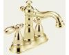 Delta 2555-PBLHP Victorian Brilliance Polished Brass Centerset Bath Faucet