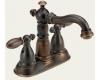 Delta 2555RB-216RB Victorian Venetian Bronze Centerset Bath Faucet
