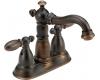 Delta 25955LF-RB Victorian Venetian Bronze Two Handle Centerset Lavatory