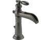 Delta 554LF-PT Victorian Aged Pewter Single Handle Centerset Lavatory Faucet