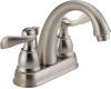 Delta 25996LF-BN Windemere Brushed Nickel Two Handle Centerset Lavatory Faucet