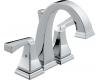 Delta 4551 Dryden Chrome Two Handle Mini-Widespread Lavatory Faucet