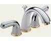Delta Innovations 4530-CBLHP Chrome & Brilliance Polished Brass Mini-Widespread Bath Faucet