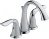 Delta 4538-MPU Lahara Chrome Two Handle Mini-Widespread Lavatory Faucet