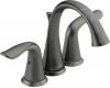 Delta 4538-PTMPU Lahara Aged Pewter Two Handle Mini-Widespread Lavatory Faucet