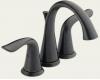 Delta 4538-RB Lahara Venetian Bronze Two Handle Mini-Widespread Bath Faucet