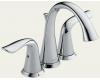 Delta 4538 Lahara Chrome Two Handle Mini-Widespread Bath Faucet