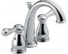 Delta 4575-MPU Leland Chrome Two Handle Mini-Widespread Lavatory Faucet