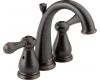 Delta 4575-RBMPU Leland Venetian Bronze Two Handle Mini-Widespread Lavatory Faucet