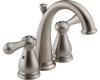 Delta 4575-SSMPU Leland Brilliance Stainless Two Handle Mini-Widespread Lavatory Faucet