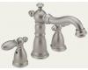 Delta 4555-NNLHP Victorian Brilliance Pearl Nickel Mini-Widespread Bath Faucet