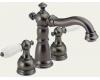 Delta 4555-PTLHP Victorian Aged Pewter Mini-Widespread Bath Faucet