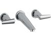 Delta 3582-WL Rhythm Chrome Two Handle Wall Mount Lavatory Faucet