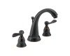 Delta B3596LF-OB Foundations Windemere Oil Rubbed Bronze Widespread Lavatory Faucet