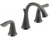 Delta 3538-PTMPU Lahara Aged Pewter Two Handle Widespread Lavatory Faucet