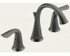 Delta 3538-PT Lahara Aged Pewter Two Handle Widespread Bath Faucet