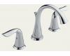 Delta 3538 Lahara Chrome Two Handle Widespread Bath Faucet