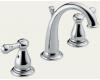 Delta 3575 Leland Chrome J-Spout Widespread Bath Faucet