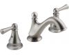 Delta Lewiston 35902-SS Brilliance Stainless Two Handle Widespread Lavatory Faucet