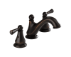 Delta 35902LF-RB Lewiston Venetian Bronze Two Handle Widespread Lavatory Faucet