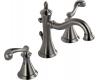 Delta Vessona 35925-SS Brilliance Stainless Two Handle Widespread Lavatory Faucet