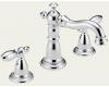 Delta 3555-LHP Victorian Chrome Widespread Bath Faucet