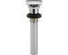 Delta 72174-PN Polished Nickel Square Push Pop-Up Less Overflow