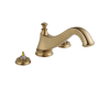 Delta T2795-CZLHP Cassidy Champagne Bronze 3-Hole Roman Tub Trim - Low Arc Spout