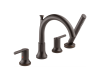 Delta T4759-RB Trinsic Venetian Bronze Roman Tub with Hand Shower Trim