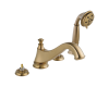 Delta T4795-CZLHP Cassidy Champagne Bronze Roman Tub with Hand Shower Trim - Low Arc Spout
