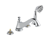 Delta T4795-LHP Cassidy Chrome Roman Tub with Hand Shower Trim - Low Arc Spout