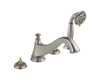 Delta T4795-SSLHP Cassidy Stainless Roman Tub with Hand Shower Trim - Low Arc Spout