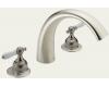 Delta T2783-NNLHP CSpout Brilliance Pearl Nickel Roman Tub Whirlpool Faucet Trim Kit