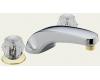 Delta Classic T2710-CBLHP Chrome & Brilliance Polished Brass Roman Tub/Whirlpool Faucet