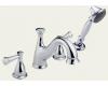 Delta T4740-LHP Lockwood Chrome Roman Tub Faucet with Hand Shower Trim