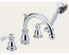 Delta T4769-LHP Orleans Chrome Roman Tub Faucet with Handshower Trim