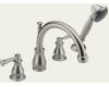 Delta T4769-SSLHP Orleans Brilliance Stainless Roman Tub Faucet with Handshower Trim